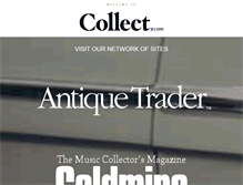 Tablet Screenshot of collect.com