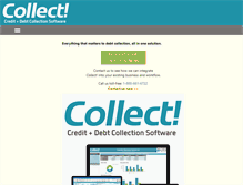 Tablet Screenshot of collect.org